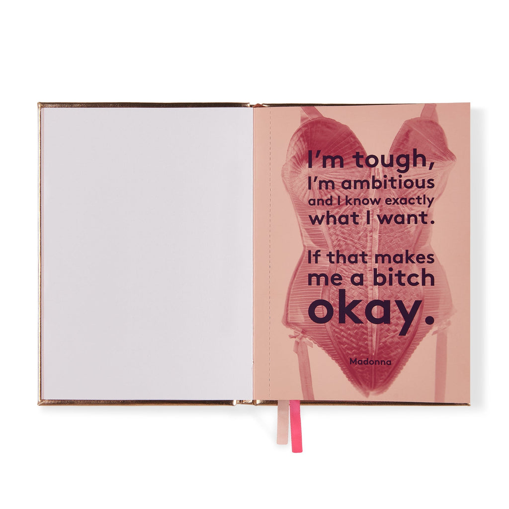 Embroidered quote notebook - "Feminists" - BIEN moves